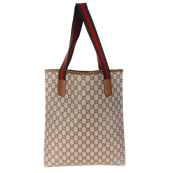 GUCCI PLUS Supreme Web GG Monogram tote Bag - Picture 3 of 11
